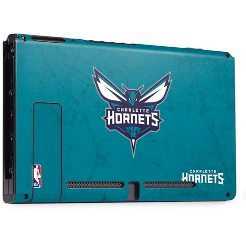 NBA Charlotte Hornets Distressed Nintendo Switch Bundle Skin