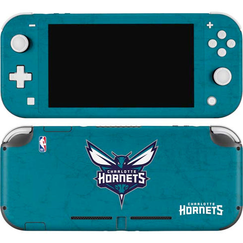 NBA Charlotte Hornets Distressed Nintendo Skins