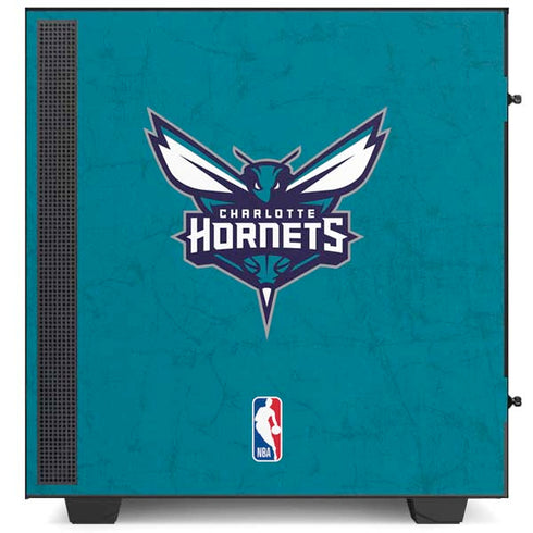 NBA Charlotte Hornets Distressed NZXT H510 Compact ATX Mid-Tower Case Skin