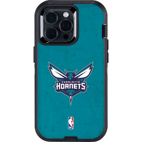 NBA Charlotte Hornets Distressed Otterbox Defender iPhone Skin