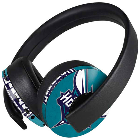 NBA Charlotte Hornets Distressed PlayStation 4 Gold Wireless Headset Skin