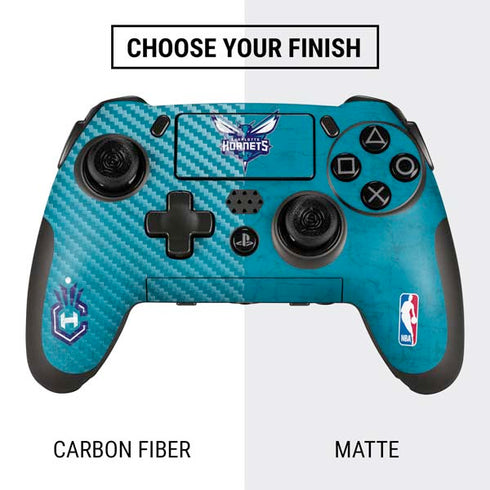 NBA Charlotte Hornets Distressed PlayStation Scuf Vantage 2 Controller Skin