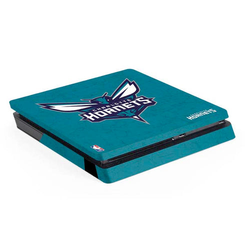 NBA Charlotte Hornets Distressed PS4 Slim Skin