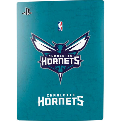 NBA Charlotte Hornets Distressed PS5 Console Skin