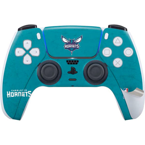 NBA Charlotte Hornets Distressed PS5 Pro Disk Bundle Skin