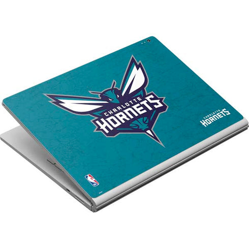 NBA Charlotte Hornets Distressed Surface Book Skin