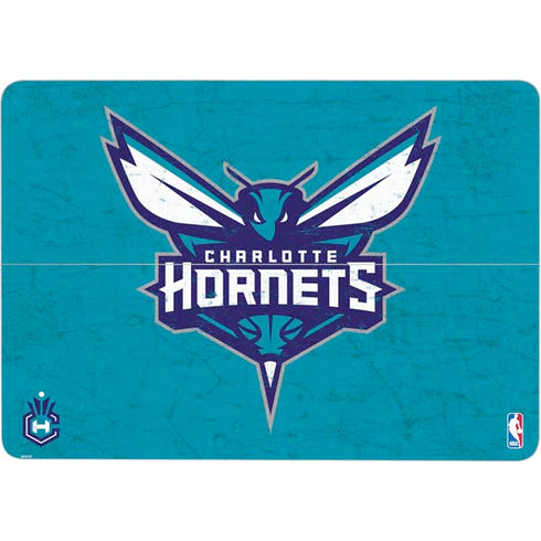 NBA Charlotte Hornets Distressed Surface Laptop Studio Skin
