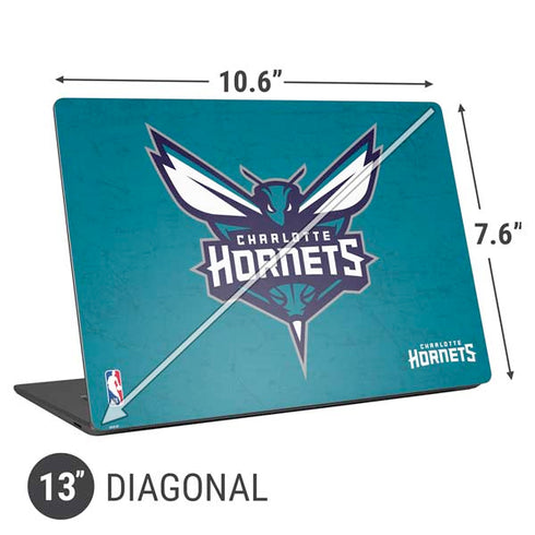 NBA Charlotte Hornets Distressed Universal Laptop 13in (10.6 x 7.6in) Skin