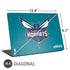 NBA Charlotte Hornets Distressed Universal Laptop 16.6in (13.4 x 9.7in) Skin