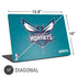 NBA Charlotte Hornets Distressed Universal Laptop 17in (13.8 x 10in) Skin