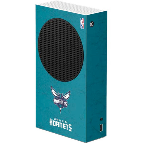 NBA Charlotte Hornets Distressed Xbox Series S Console Skin