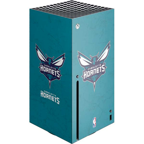 NBA Charlotte Hornets Distressed Xbox Series X Console Skin