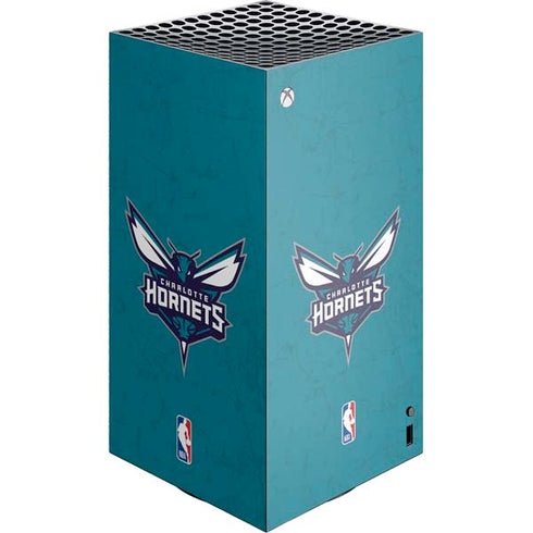 NBA Charlotte Hornets Distressed XBox Series X Digital Edition Console Skin