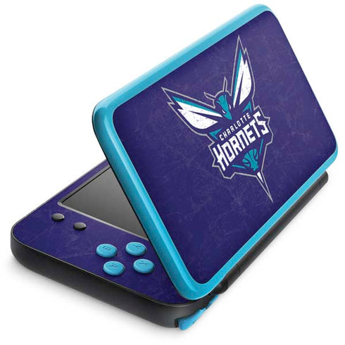 NBA Charlotte Hornets Distressed-Purple Nintendo Skins