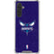 NBA Charlotte Hornets Distressed-Purple Galaxy A17 Clear Case