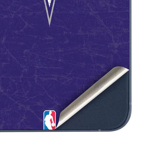 NBA Charlotte Hornets Distressed-Purple Galaxy A35 5G Skin