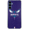 NBA Charlotte Hornets Distressed-Purple Galaxy A55 5G Clear Case