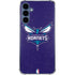 NBA Charlotte Hornets Distressed-Purple Galaxy A55 5G Clear Case