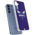 NBA Charlotte Hornets Distressed-Purple Galaxy A55 5G Clear Case