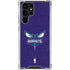 NBA Charlotte Hornets Distressed-Purple Galaxy S23 Ultra Clear Case
