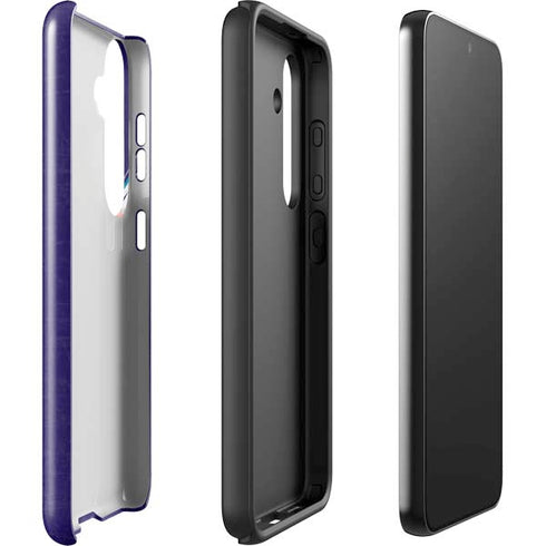 NBA Charlotte Hornets Distressed-Purple Galaxy S25 Impact Case
