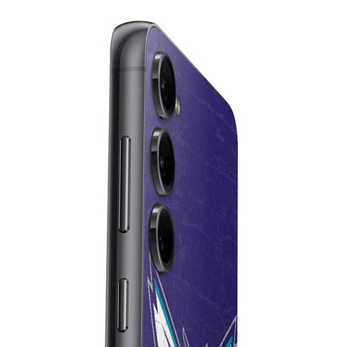 NBA Charlotte Hornets Distressed-Purple Galaxy S24 Plus Skin