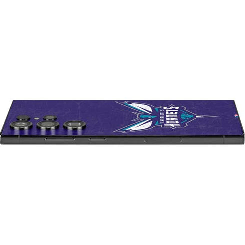 NBA Charlotte Hornets Distressed-Purple Galaxy S24 Ultra Skin