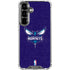 NBA Charlotte Hornets Distressed-Purple Galaxy S26 Clear Case
