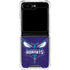NBA Charlotte Hornets Distressed-Purple Galaxy Z Flip6 Clear Case