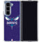 NBA Charlotte Hornets Distressed-Purple Galaxy Z Fold5 5G Clear Case