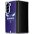 NBA Charlotte Hornets Distressed-Purple Galaxy Z Fold5 5G Clear Case