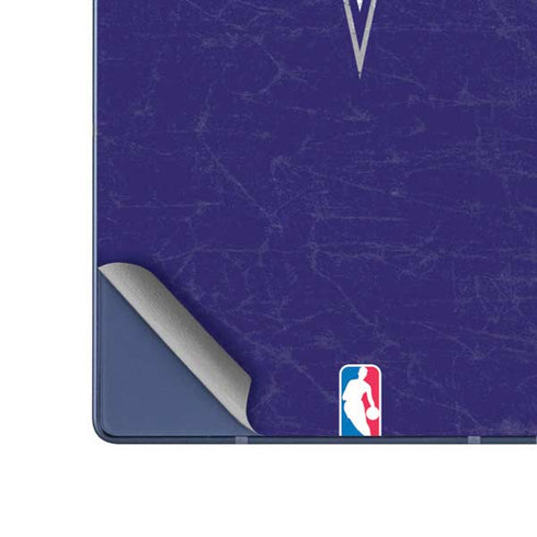 NBA Charlotte Hornets Distressed-Purple Galaxy Z Fold6 Skin