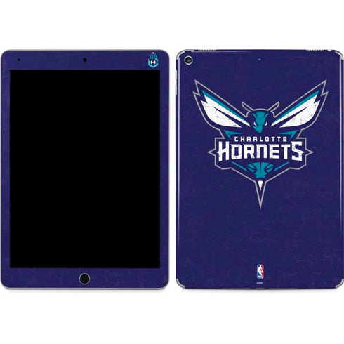 NBA Charlotte Hornets Distressed-Purple iPad Skins