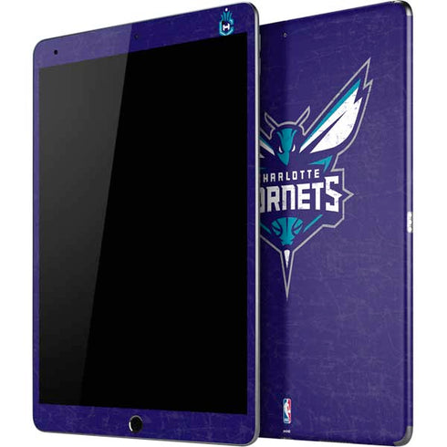NBA Charlotte Hornets Distressed-Purple iPad Skins