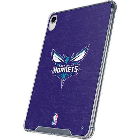NBA Charlotte Hornets Distressed-Purple iPad 11th Gen (2025) Clear Case