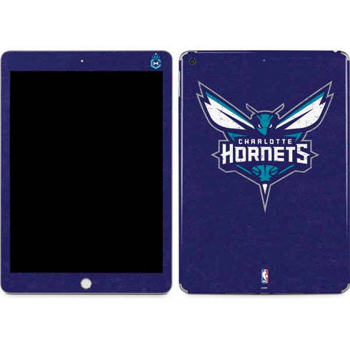 NBA Charlotte Hornets Distressed-Purple Apple iPad Skin