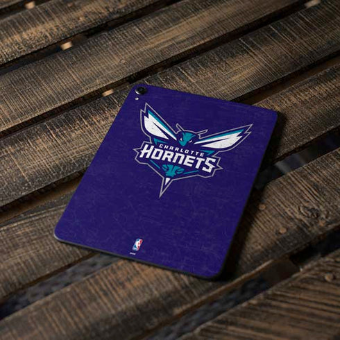 NBA Charlotte Hornets Distressed-Purple Apple iPad Pro Skin
