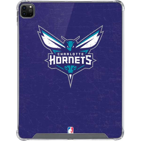 NBA Charlotte Hornets Distressed-Purple iPad Cases