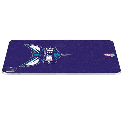 NBA Charlotte Hornets Distressed-Purple iPad Pro 13in M4 (2024) Skin