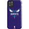 NBA Charlotte Hornets Distressed-Purple iPhone Cases