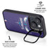 NBA Charlotte Hornets Distressed-Purple iPhone 15 Kickstand Case