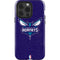 NBA Charlotte Hornets Distressed-Purple iPhone 15 Pro Impact Case