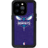 NBA Charlotte Hornets Distressed-Purple iPhone 15 Pro Waterproof Case