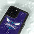 NBA Charlotte Hornets Distressed-Purple iPhone 15 Pro Waterproof Case