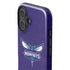 NBA Charlotte Hornets Distressed-Purple iPhone 16 Impact Case