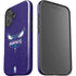 NBA Charlotte Hornets Distressed-Purple iPhone 16 Impact Case