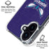 NBA Charlotte Hornets Distressed-Purple iPhone 16 Plus Clear Case
