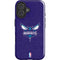 NBA Charlotte Hornets Distressed-Purple iPhone 16 Plus Impact Case