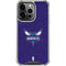 NBA Charlotte Hornets Distressed-Purple iPhone 16 Pro Clear Case