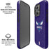NBA Charlotte Hornets Distressed-Purple iPhone 16 Pro Magsafe Impact Case